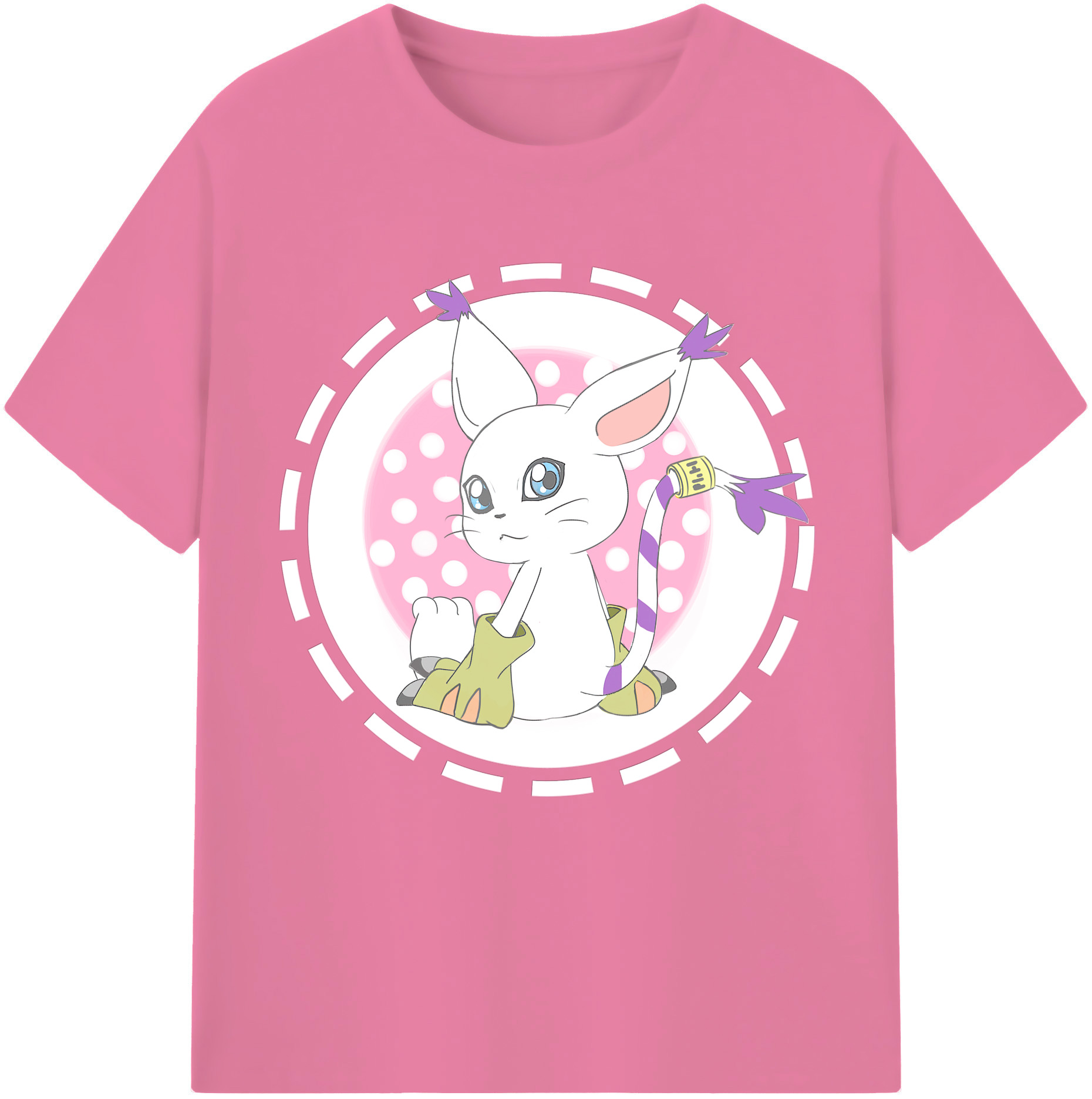 （画像用） Digimon デジタルモンスター/デジモン 綿100％半袖Tシャツ（フロントプリント）